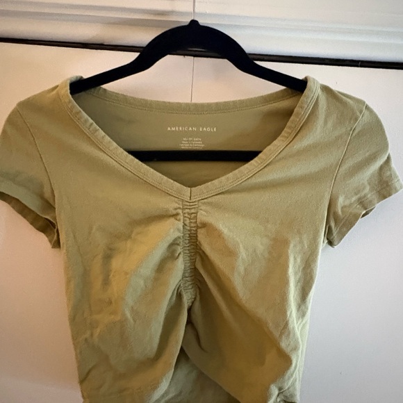 American Eagle Outfitters Tops - American Eagle Outfitters Sage V-Neck Tee
